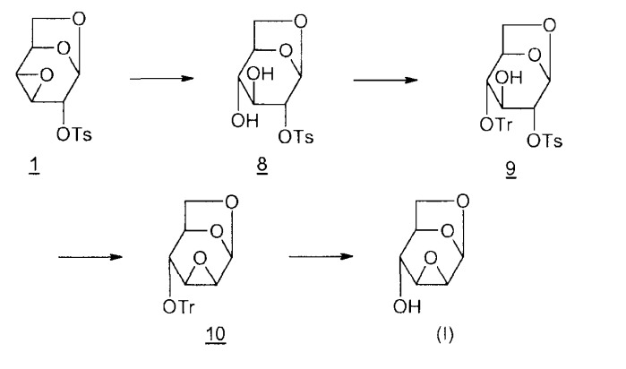 Короткий путь синтеза 1,6:2,3-диангидро-β-d-маннопиранозы (патент 2497829)