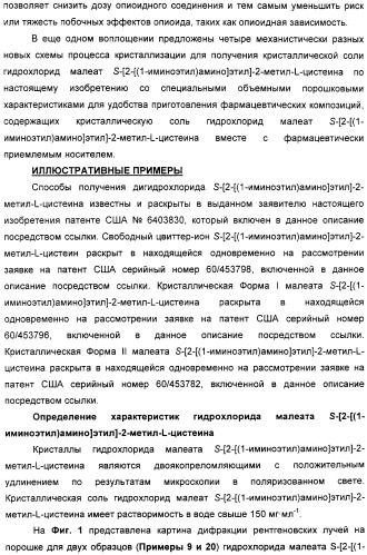 Кристаллическая соль гидрохлорид малеат s-[2-[(1-иминоэтил)амино]этил]-2-метил-l-цистеина, способ ее получения, содержащая ее фармацевтическая композиция и способ лечения (патент 2357953)