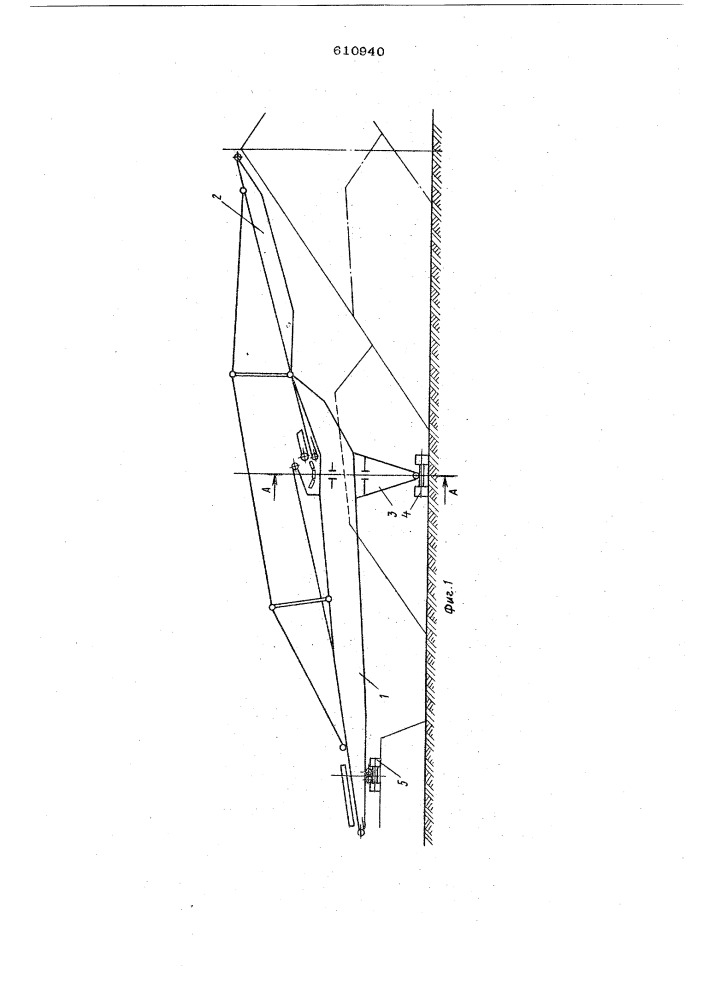 Транспортно-отвальный мост (патент 610940)