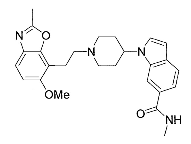 Производное индола, содержащее пиперидиновый цикл (патент 2332413)