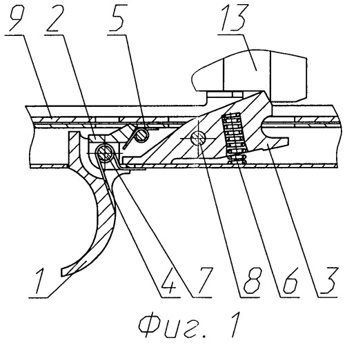 Спусковой механизм автоматического оружия (патент 2476806)