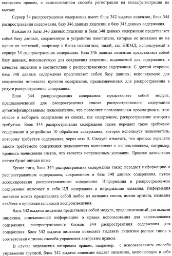 Устройство воспроизведения содержания, способы и программы управления воспроизведением содержания (патент 2310908)