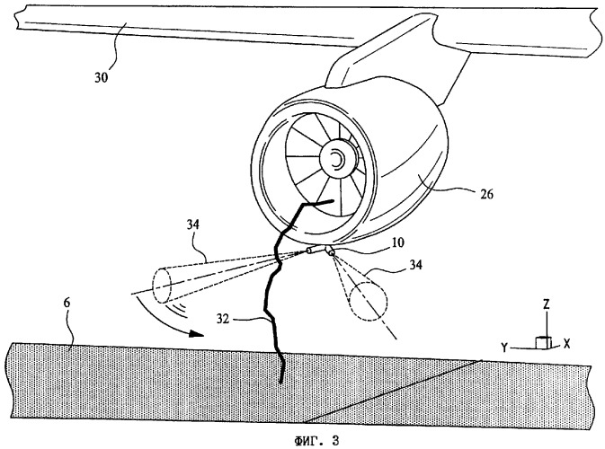 Способ расширения зоны подавления наземного вихря, создаваемого авиационным двигателем, активная система для его осуществления и авиационный двигатель с такой системой (патент 2281229)