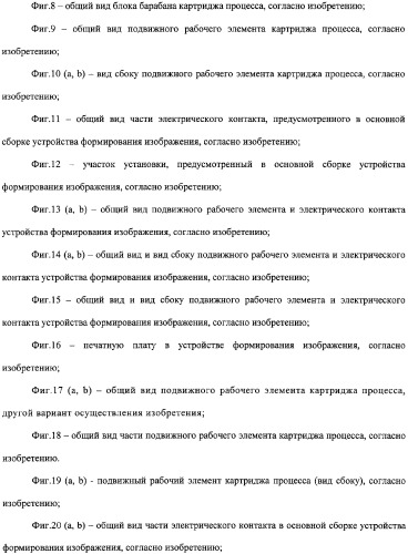 Картридж процесса и электрофотографическое устройство формирования изображения (патент 2319190)