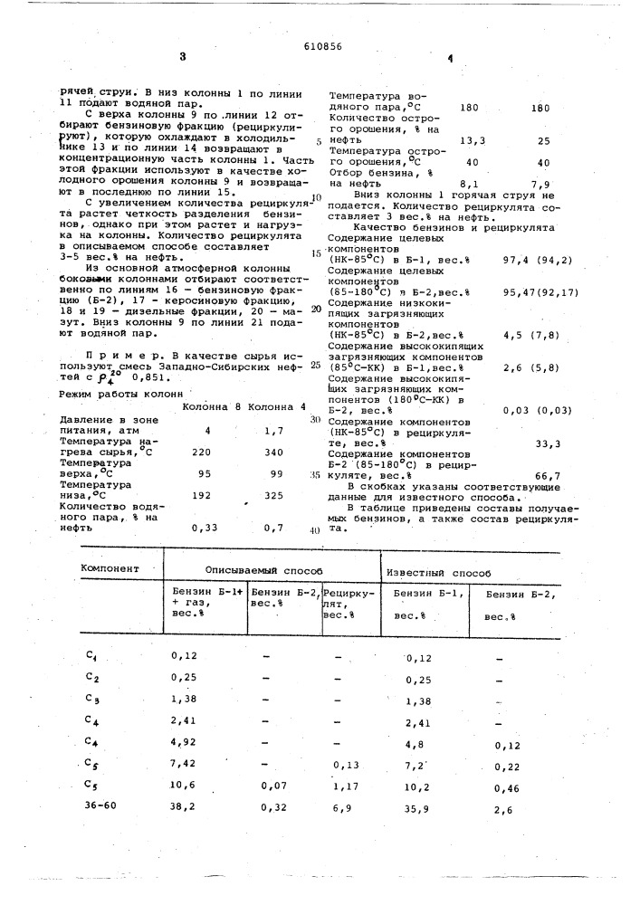 Способ получения бензиновых фракций (патент 610856)