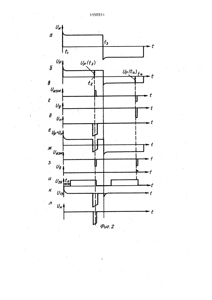 Автоматически уравновешиваемый четырехплечий мост (патент 1150554)