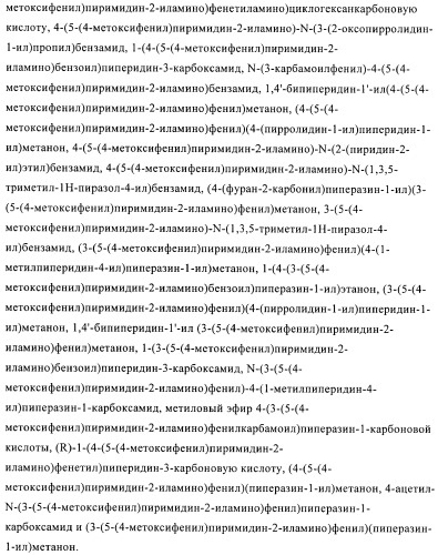 Диариламин-содержащие соединения, композиции и их применение в качестве модуляторов рецепторов с-кit (патент 2436776)