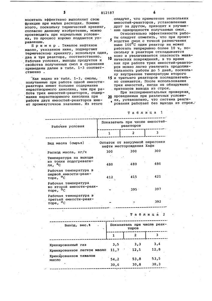 Способ получения ароматическихуглеводородов и смол (патент 812187)