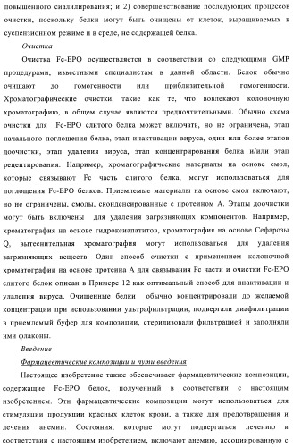 Fc-эритропоэтин слитый белок с улучшенной фармакокинетикой (патент 2370276)