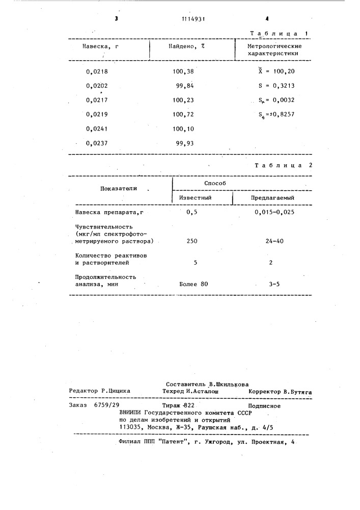 Способ определения натриевой соли 4-аминосалициловой кислоты (патент 1114931)