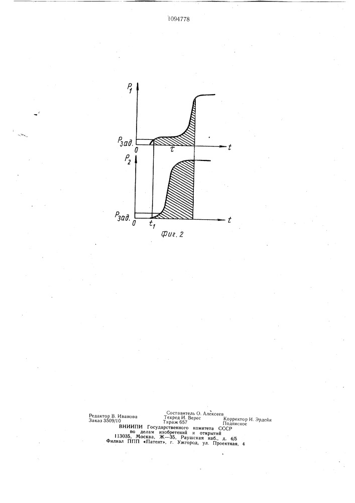 Устройство для определения неравномерности срабатывания тормозов транспортного средства (патент 1094778)