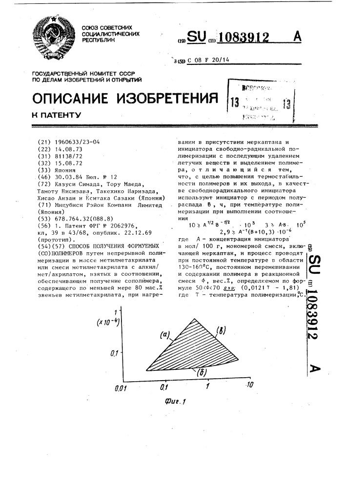 Способ получения формуемых (со)полимеров (патент 1083912)