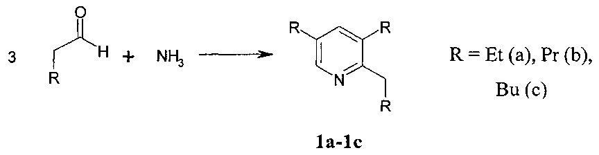 Способ получения 2-этил-3,5-диметилпиридина (патент 2644166)