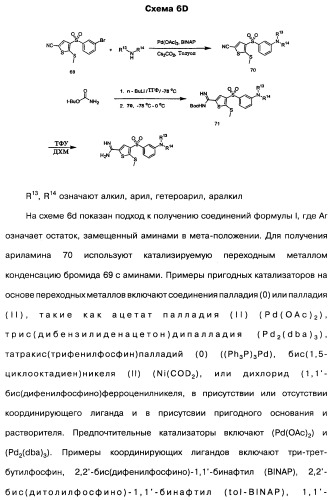 Производные тиофена и фармацевтическая композиция (варианты) (патент 2359967)