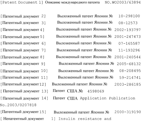 Средство для снижения резистентности к инсулину (патент 2379037)