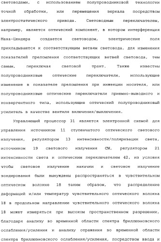 Распределенный оптоволоконный датчик (патент 2346235)