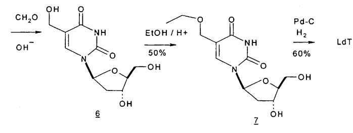 Синтез  -l-2&#39;-дезоксинуклеозидов (патент 2361875)