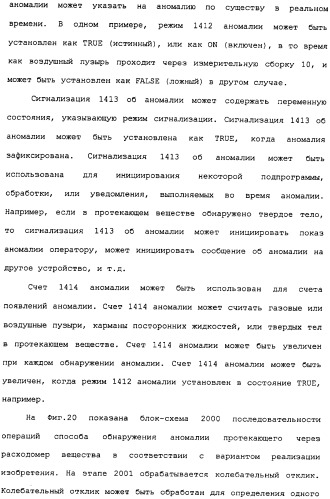 Способы и электронный измеритель для быстрого обнаружения неоднородности вещества, текущего через расходомер кориолиса (патент 2366900)