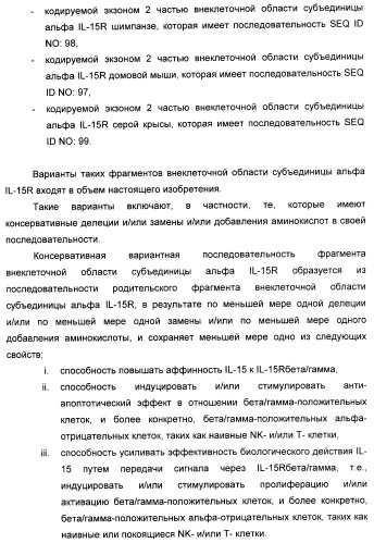 Соединение, предназначенное для стимуляции пути передачи сигнала через il-15rбета/гамма, с целью индуцировать и/или стимулировать активацию и/или пролиферацию il-15rбета/гамма-положительных клеток, таких как nk-и/или t-клетки, нуклеиновая кислота, кодирующая соединение, вектор экспрессии, клетка-хозяин, адъювант для иммунотерапевтической композиции, фармацевтическая композиция и лекарственное средство для лечения состояния или заболевания, при котором желательно повышение активности il-15, способ in vitro индукции и/или стимуляции пролиферации и/или активации il-15rбета/гамма-положительных клеток и способ получения in vitro активированных nk-и/или t-клеток (патент 2454463)