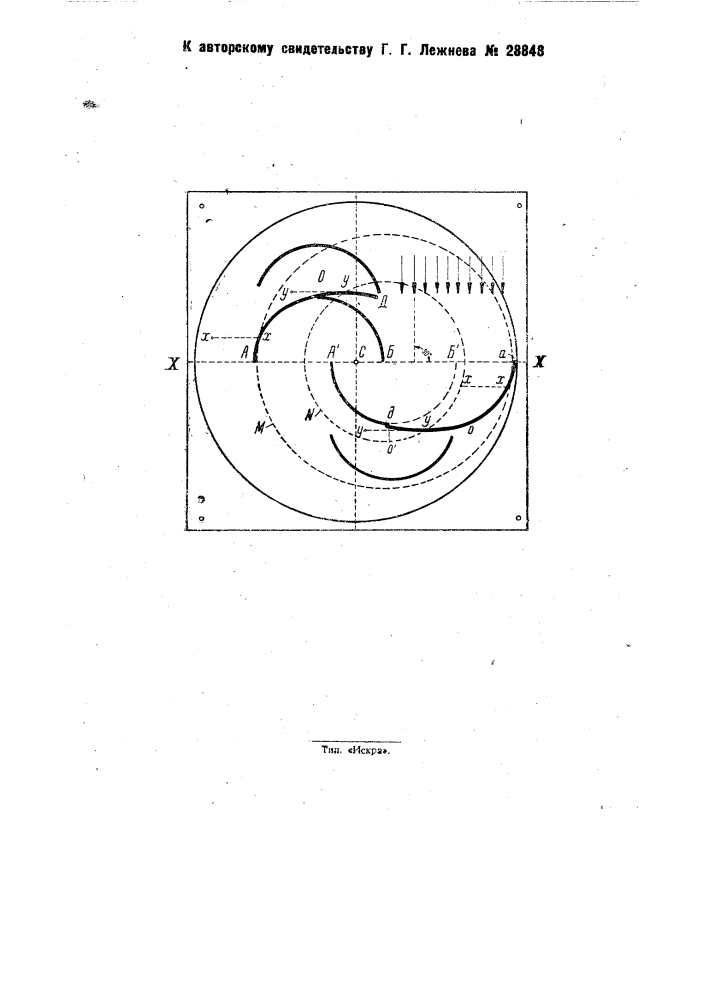 Ветроводяной двигатель (патент 28848)
