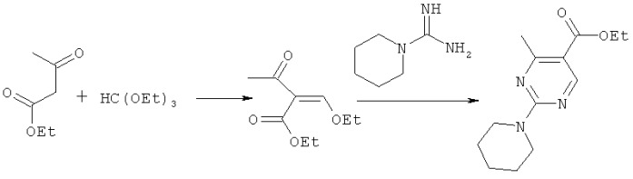 Способ получения замещенных пиримидин-5-илкарбоновых кислот (патент 2485083)