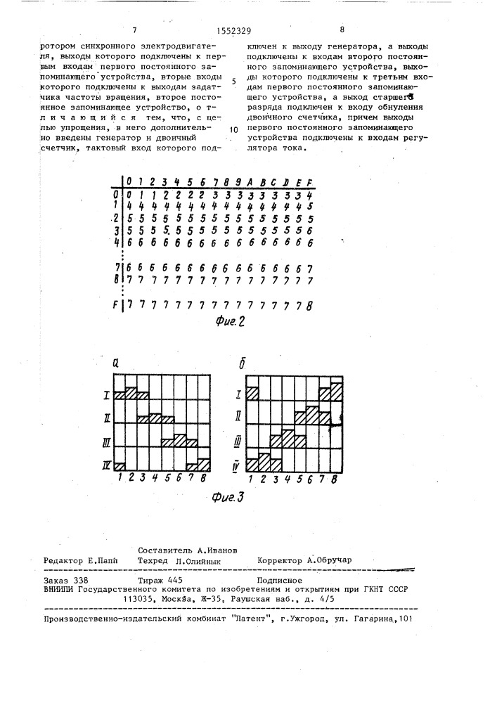 Вентильный электропривод (патент 1552329)