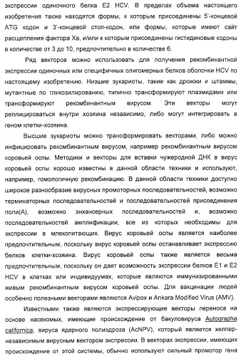 Очищенные белки оболочки вируса гепатита с для диагностического и терапевтического применения (патент 2313363)