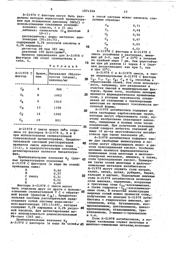 Способ получения антибиотической смеси (патент 1071226)