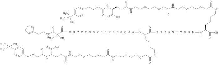 Дважды ацилированные производные glp-1 (патент 2559540)