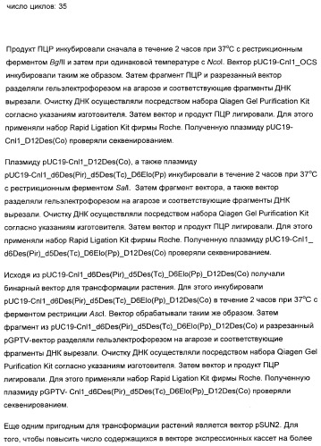 Способ получения полиненасыщенных жирных кислот в трансгенных растениях (патент 2449007)