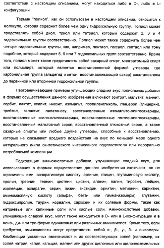 Композиция интенсивного подсластителя с минеральным веществом и подслащенные ею композиции (патент 2417031)