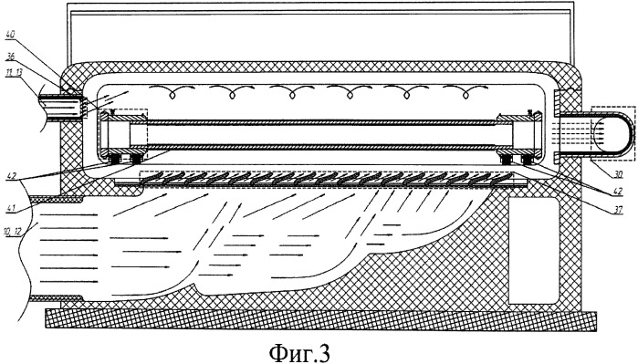 Способ нагрева длинномерных изделий, например стальных труб, и полимеризация порошковых покрытий в печи (патент 2542244)