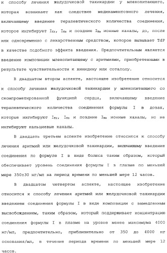 Применение ранолазина для изготовления лекарственного средства для лечения аритмий (патент 2325161)
