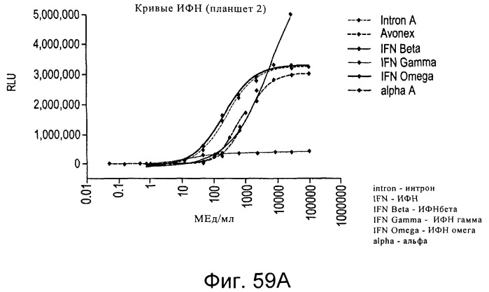 Фармакодинамические маркеры, индуцированные интерфероном альфа (патент 2527068)