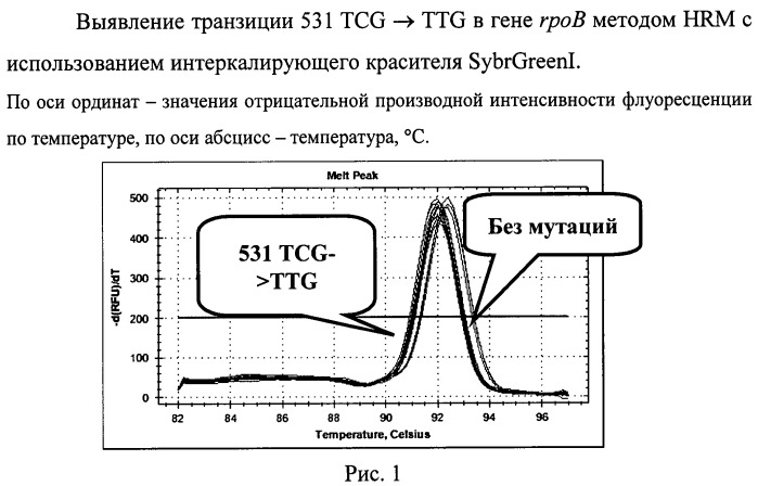 Способ выявления устойчивых к рифампицину изолятов mycobacterium tuberculosis (патент 2485177)