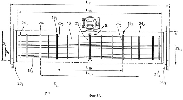 Вибрационный измерительный преобразователь, а также поточный контрольно-измерительный прибор с указанным преобразователем (патент 2492430)