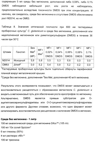 Применение диметилдисульфида для продукции метионина микроорганизмами (патент 2413001)
