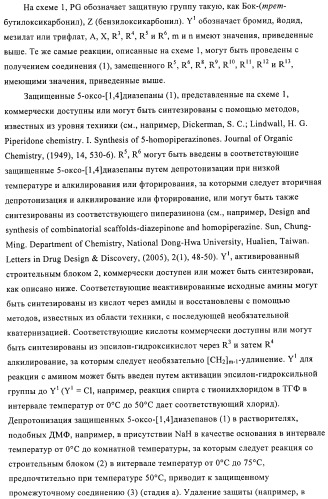 Производные диазепана в качестве модуляторов хемокиновых рецепторов (патент 2439065)