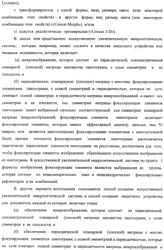 Способ воспроизведения изображения и микрооптическая система безопасности (патент 2472192)