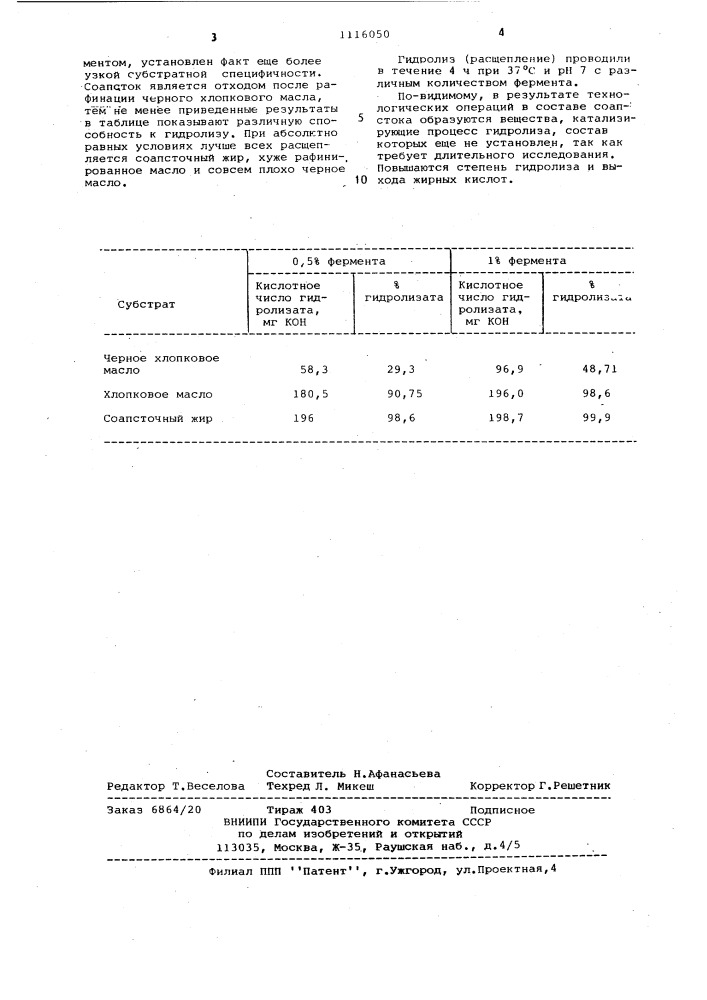 Способ переработки хлопковых соапстоков (патент 1116050)