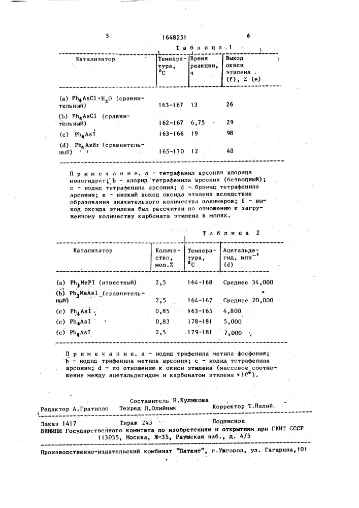 Способ получения оксида этилена (патент 1648251)