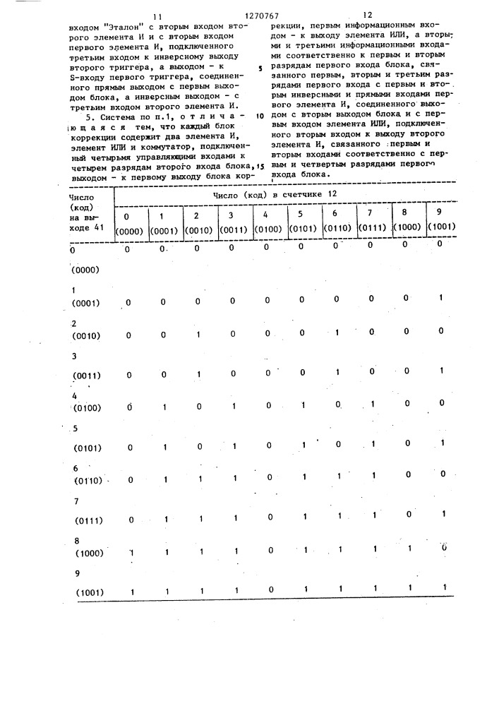 Система для контроля и управления (патент 1270767)