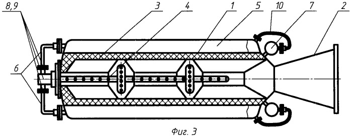 Гибридный ракетный двигатель (патент 2359145)