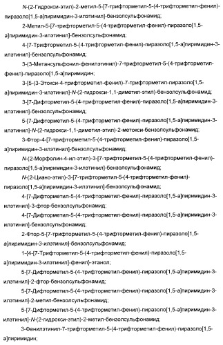 Производные ацетиленил-пиразоло-пиримидина в качестве антагонистов mglur2 (патент 2412943)