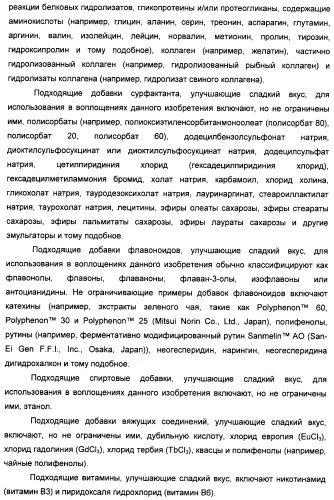 Композиции натурального интенсивного подсластителя с улучшенным временным параметром и(или) корригирующим параметром, способы их приготовления и их применения (патент 2459434)