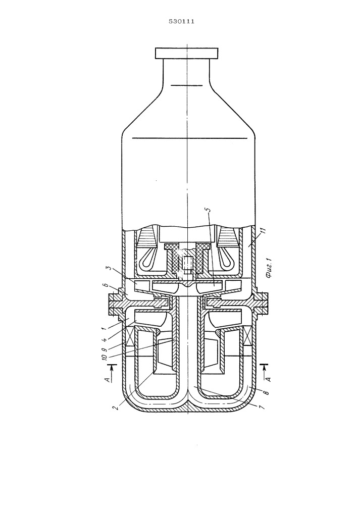 Центробежный двухвальный насос (патент 530111)
