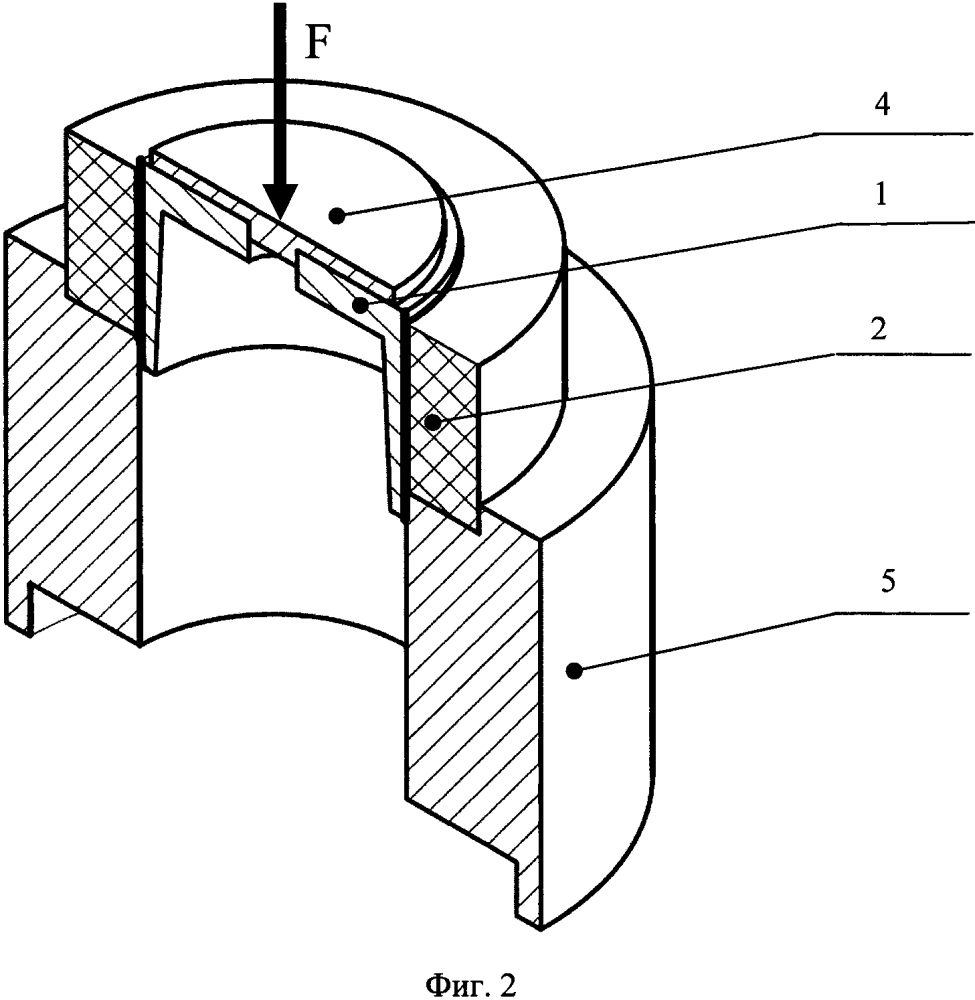 Способ оценки прочности при сдвиге клеевого соединения керамического обтекателя (патент 2620775)