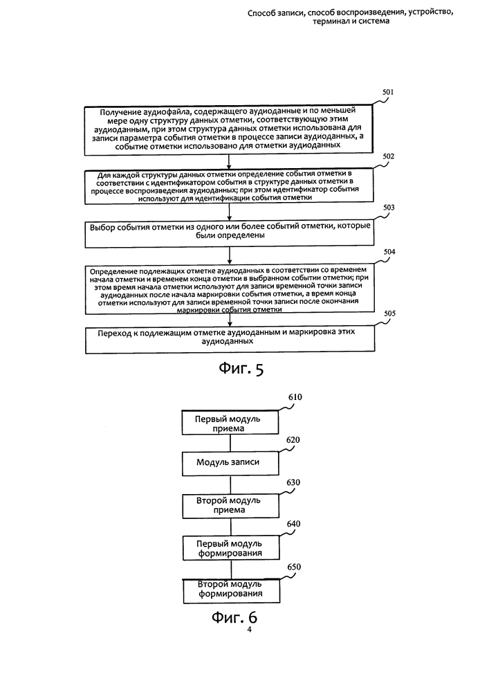 Способ записи, способ воспроизведения, устройство, терминал и система (патент 2612362)
