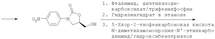 Комбинированная терапия с помощью замещенных оксазолидинонов (патент 2321407)