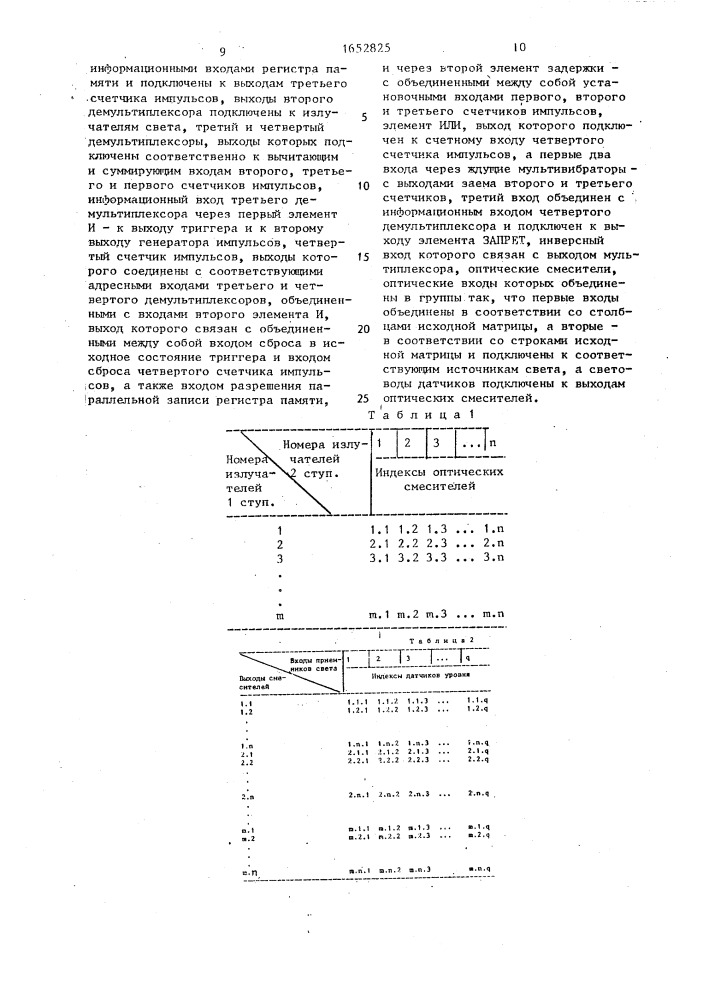 Цифровой оптический измеритель уровня (патент 1652825)